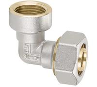 Raccordo a gomito femmina 1/2" x 20 mm