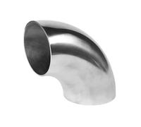 Raccordo a gomito in acciaio inossidabile a 90 gradi, raccordo sanitario saldato 304 for l'industria alimentare e farmaceutica, 1 pezzo(42mmx1.5mm)