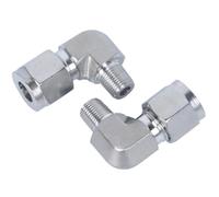 Raccordo a gomito maschio BSPT forgiato da 3000 PSI - Raccordo a compressione in acciaio inossidabile 304/316 da 1/8"-1/2"(SS304,8MM_1L4 NPT)