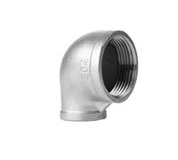 Raccordo a gomito riduttore in acciaio 316L Stainless Steel Inner Wire Cast 90 Degree Reducing Elbow Multiple Sizes(G3*G1-1/2)