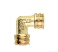 Raccordo a gomito standard a 90 gradi con valvola di scarico per compressori d'aria costruiti in rame e metallo per uso a lungo termine del sistema d'aria (A)