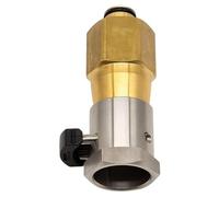 Raccordo a innesto in acciaio inox per Kärcher AVS 11 mm, filettatura interna TR22, girevole con perno di sicurezza, adattatore ad alta pressione per applicazioni di pulizia professionali e private