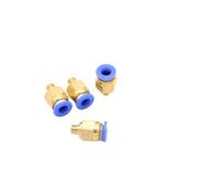 Raccordo a innesto pneumatico M6 su 6 mm IQS, 4 pezzi connettore push in aria compressa (M6-6 mm)