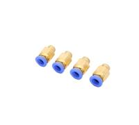 Raccordo a innesto pneumatico R 1/8" su 8 mm IQS, 4 connettori push in ad aria compressa (R 1/8" - 8 mm)