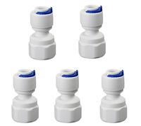 Raccordo a innesto rapido con filettatura femmina da 1/4" x 1/4" PE tubo OD a innesto rapido per filtro dell'acqua ad osmosi inversa RO, dispenser di bevande e sistemi di filtrazione/purificazione
