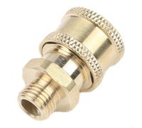 Raccordo a innesto rapido per idropulitrice da 1/4 di pollice maschio progettato per la compatibilità con i comuni raccordi per tubi da giardino (A)