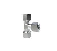 Raccordo a L regolabile, cono di tenuta, girevole a 360°, dado M20x1,5 i., tubo esterno Ø 12 mm, PN max. 630 bar, acciaio zincato
