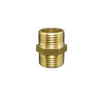Raccordo a nipplo esagonale in ottone for tubo, adattatore rapido, filettatura maschio-maschio da 1/8" a 1/4" BSP, piastra di collegamento for acqua, olio e gas con nichel(DN10 BSP)
