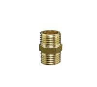 Raccordo a nipplo esagonale in ottone for tubo, adattatore rapido, filettatura maschio-maschio da 1/8" a 1/4" BSP, piastra di collegamento for acqua, olio e gas con nichel(DN8 BSP)