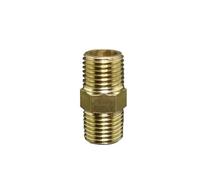 Raccordo a nipplo esagonale in ottone for tubo, adattatore rapido, filettatura maschio-maschio da 1/8" a 1/4" BSP, piastra di collegamento for acqua, olio e gas con nichel(DN8 BSP Thicker)