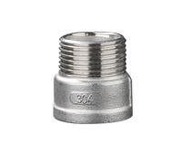 Raccordo a nipplo esagonale maschio dritto Raccordi in acciaio inossidabile 304 filettati da 1/2" 1/8" 1/4" 3/8'(Male Female threaded,1")