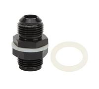 Raccordo a paratia per cella a combustibile con rondella in PTFE Connettore in lega di alluminio 6061-T6 anodizzato nero per la maggior parte dei fluidi (An10)
