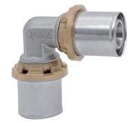 RACCORDO A PRESSARE CURVO DOPPIO 'ART. 403' 26 x 26 10 PZ