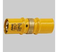 RACCORDO A PRESSARE DIRITTO DOPPIO RIDOTTO PER GAS - 20 x 16