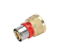 Raccordo A Pressare Dritto Femmina 14 X 1/2" Multistrato Tiemme