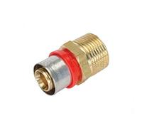 Raccordo A Pressare Dritto Maschio 16 X 1/2" Multistrato Tiemme