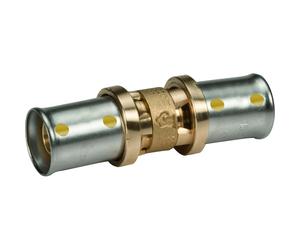 Raccordo a pressare Giacomini Ø 16x2 mm diritto per gas Ottone