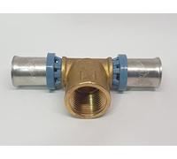 RACCORDO A PRESSARE UNIVERSALE A T FEM. 20X1/2 Cod. UNI4007200002001 Pezzi per scatola 16