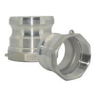 Raccordo a scanalatura Camlock da 1/2" 3/4" 1" 1-1/4" 1-1/2" 2" Raccordo rapido in acciaio inossidabile 304 1 pz(1-1/4")