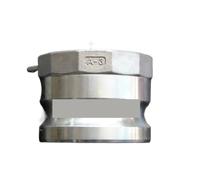 Raccordo a sgancio rapido Camlock femmina BSPT da 3" x tipo A, scanalatura a camma in acciaio inox 304