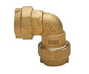 Raccordo a squadra bigiunto ottone Enolgas Axo Pe per tubi 1 1/2 H0310S31