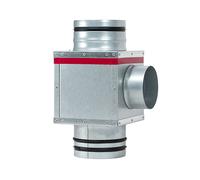 Raccordo a T antifumo DN 125 / DN 100 per condotte RSG RM 125 / VLR 100 di Aereco - 180315
