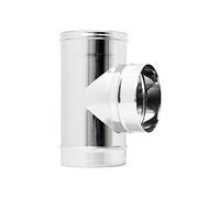 Raccordo a T braga MF codino M inox 130mm 5 decimi AISI 304
