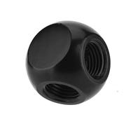 Raccordo a T Connettore in ottone Materiale in ottone resistente per sistema di raffreddamento ad acqua Gestione del flusso di liquido Tipo T 4 fori