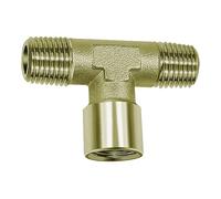 Raccordo a T, esterno/interno/esterno, G/R 1, SW 30, pressione max. 60 bar, temperatura di funzionamento max. 150°C, ottone nichelato