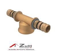 Raccordo a T filettato femmina 26-1/2"-26"