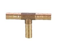 Raccordo a T for tubo in ottone Pagoda, adattatore for tubo da laboratorio a 3 vie, raccordi for tubi, 5 pezzi(8mm)