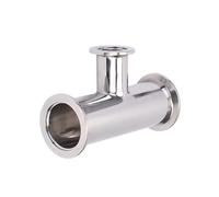 Raccordo a T for vuoto KF16/KF25/KF40/KF50, flangia KF in acciaio inossidabile 304 for adattatore riduttore Tri Clamp(KF40 to KF25)