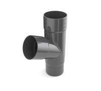 Raccordo a T Grafite per Grondaia 63 mm