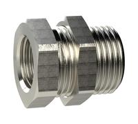 Raccordo a T M16 x 1,5 a., G 1/8 i., SW1 17, SW2 22, ottone nichelato, pressione di lavoro max. 25 bar Max. 150 °C