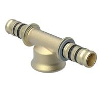 Raccordo a T Mepla multistrato in ottone filetto femmina tubo 40 mm x 1'