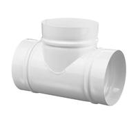 Raccordo a T metallico per sdoppiare condotte impianto di areazione ventilazione