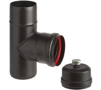 Raccordo a T per canna fumaria stufe pellett Ala Aeternum