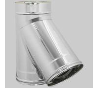 RACCORDO A TEE 135° DOPPIA PARETE Int. Ø 100 Est. Ø 150