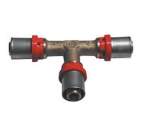 Raccordo a tee 50x32x50mm per tubo multistrato a pressare