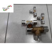 RACCORDO A TEE A PRESSARE PER MULTISTRATO DA 16 A 50