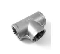 RACCORDO A TEE FEMMINA ACCIAIO INOX AISI 316 FILETTATO G.T. COMIS