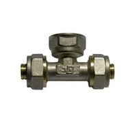 RACCORDO A TEE FEMMINA DFX Diam 1/2 x 16 Raccordi Multistrato (Pz.10)