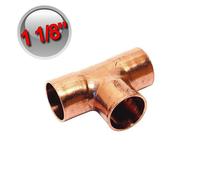 Raccordo a TEE FFF rame a saldare 1'' 1/8 - 28,58 mm