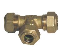 RACCORDO A TEE INTERMEDIO O-RING TIEMME GAS 22