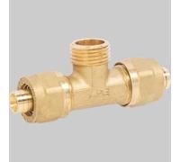 RACCORDO A TEE MASCHIO A STRINGERE APE - 26 x 3/4 x 26