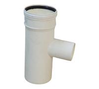RACCORDO A TEE MF IN PPS PPH Ø 125X80 mm X CALDAIA CONDENSAZIONE