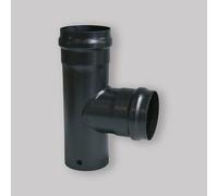 Raccordo a tee nero ff dm 100