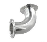 Raccordo a tre morsetti sanitari a gomito a 90 gradi per tubi da 1 5 pollici, 2 pollici e 3 pollici, acciaio inossidabile 304 Quick Connect (32 mm)