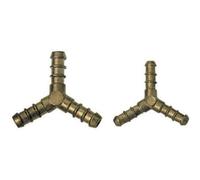 Raccordo a tre vie per tubo gas gpl