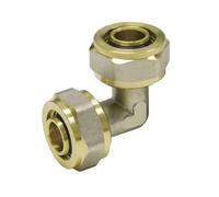 Raccordo a Vite 90° in Ottone 32x3 mm per Impianti